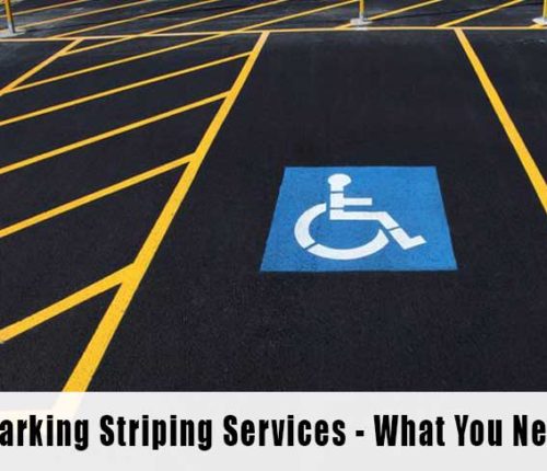 parking striping services- JMA Painters