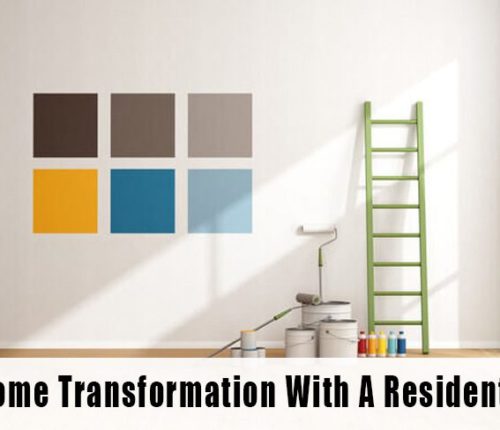 Home transformation with a residential painter