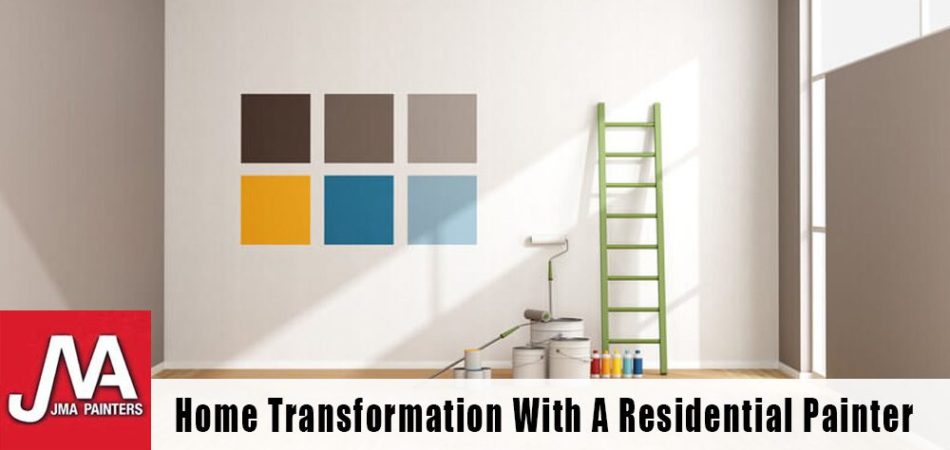 Home transformation with a residential painter