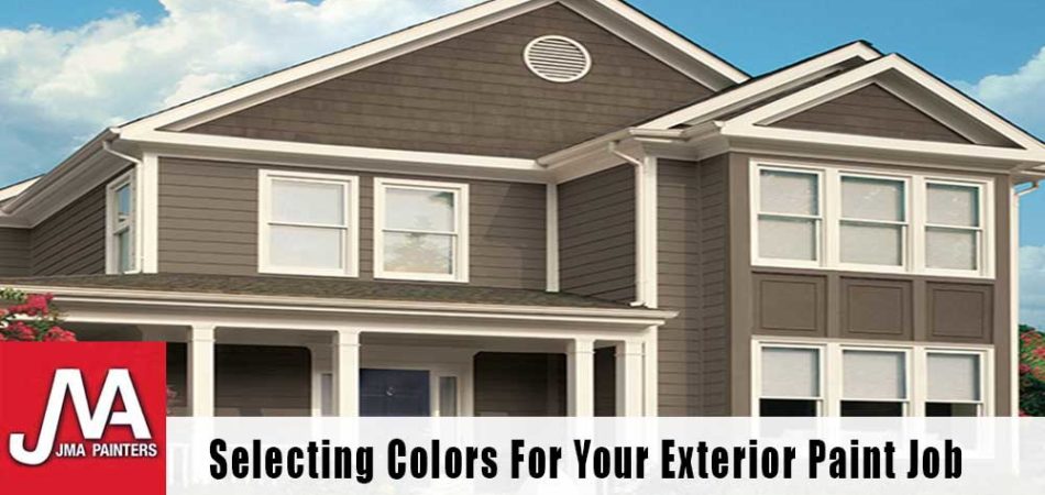 Selecting colors for your exterior paint job