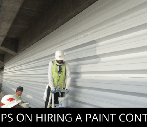 Tips on hiring a paint contractor